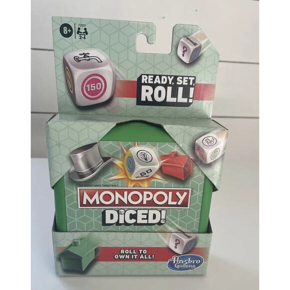 Monopoly Diced Game Ready, Set, Roll! Family Game NEW Factory Sealed - Picture 1 of 6
